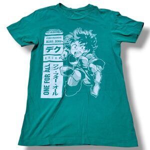 My Hero Academia Teal Graphic Tee